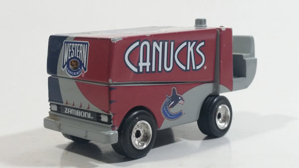 2004 / 05 Season Fleer White Rose Collectibles Vancouver Canucks NHL Ice Hockey Zamboni Die Cast Collectible Toy Ice Resurfacer