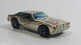 Vintage 1974 Hot Wheels Monte Carlo Stocker Gold Chrome Die Cast Toy Car Vehicle - Made in Hong Kong