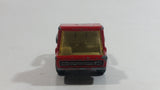 Vintage 1978 Lesney Matchbox Superfast No. 27 Skip Truck Red Die Cast Toy Dump Truck Vehicle