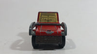 Vintage 1978 Lesney Matchbox Superfast No. 27 Skip Truck Red Die Cast Toy Dump Truck Vehicle