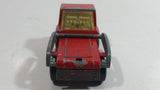 Vintage 1978 Lesney Matchbox Superfast No. 27 Skip Truck Red Die Cast Toy Dump Truck Vehicle