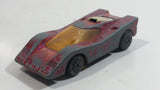 Vintage 1972 Lesney Matchbox Superfast No. 7 Hairy Hustler Crimson Pink Die Cast Toy Car Vehicle