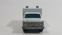 Vintage 1977 Lesney Matchbox Superfast Ambulance No. 41 White Die Cast Toy Car Vehicle