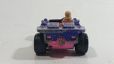 Vintage 1973 Lesney Products Rolamatics Beach Hopper Purple with Pink Speckles Die Cast Toy Car Vehicle - Bouncing Driver