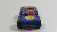 Vintage 1973 Lesney Products Rolamatics Beach Hopper Purple with Pink Speckles Die Cast Toy Car Vehicle - Bouncing Driver