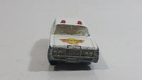 Vintage 1971 Lesney Products Matchbox No. 55 Mercury Police Car Wagon White Die Cast Toy Car Vehicle