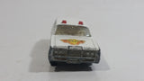 Vintage 1971 Lesney Products Matchbox No. 55 Mercury Police Car Wagon White Die Cast Toy Car Vehicle