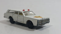 Vintage 1971 Lesney Products Matchbox No. 55 Mercury Police Car Wagon White Die Cast Toy Car Vehicle