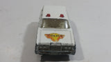 Vintage 1971 Lesney Products Matchbox No. 55 Mercury Police Car Wagon White Die Cast Toy Car Vehicle