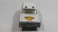 Vintage 1971 Lesney Products Matchbox No. 55 Mercury Police Car Wagon White Die Cast Toy Car Vehicle