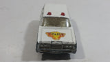 Vintage 1971 Lesney Products Matchbox No. 55 Mercury Police Car Wagon White Die Cast Toy Car Vehicle