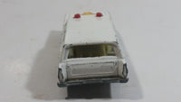 Vintage 1971 Lesney Products Matchbox No. 55 Mercury Police Car Wagon White Die Cast Toy Car Vehicle