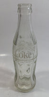 Vintage 1970s Coca-Cola Coke Clear Glass 6 1/2 oz 185 mL Bottle English and French Canada