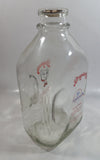 1991 Broguiere's Chocolate Milk 1/2 Gallon Glass Bottle w/ Chocolate Milk Paper Cap