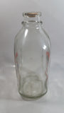 1991 Broguiere's Chocolate Milk 1/2 Gallon Glass Bottle w/ Chocolate Milk Paper Cap