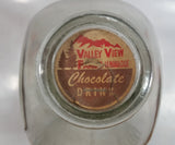 1991 Broguiere's Chocolate Milk 1/2 Gallon Glass Bottle w/ Chocolate Milk Paper Cap