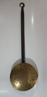 Vintage English Brass Bed Warmer with Long Handle Hearth Ware
