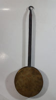 Vintage English Brass Bed Warmer with Long Handle Hearth Ware