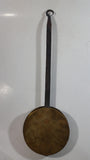 Vintage English Brass Bed Warmer with Long Handle Hearth Ware
