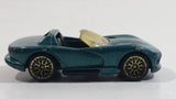 1996 Hot Wheels Gold Medal Speed Dodge Viper RT/10 Dark Metalflake Green Die Cast Toy Dream Sports Car Vehicle