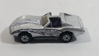 1996 Matchbox Chevrolet Corvette T-Roof Silver Die Cast Toy Car Vehicle