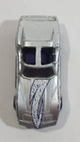 1996 Matchbox Chevrolet Corvette T-Roof Silver Die Cast Toy Car Vehicle