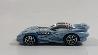 2007 Hot Wheels Blast & Crash Splittin' Image II Pale Metallic Blue Die Cast Toy Car Vehicle