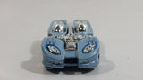 2007 Hot Wheels Blast & Crash Splittin' Image II Pale Metallic Blue Die Cast Toy Car Vehicle