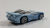 2007 Hot Wheels Blast & Crash Splittin' Image II Pale Metallic Blue Die Cast Toy Car Vehicle