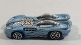 2007 Hot Wheels Blast & Crash Splittin' Image II Pale Metallic Blue Die Cast Toy Car Vehicle