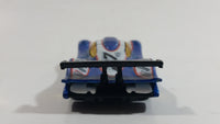 2000 Hot Wheels World Racers 2 Porsche 911 GTI - 98 #27 Metallic Blue and White Die Cast Toy Car Vehicle