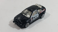 2000 Hot Wheels World Racers 2 Ford Escort Rally #1 Police Cops Policia Black with White Doors Die Cast Toy Car Vehicle