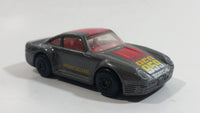 1988 Matchbox Porsche 959 Charcoal Grey Die Cast Toy Car Vehicle - Macau