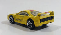 1997 Matchbox Ferrari F40 Lemon Yellow Die Cast Toy Dream Car Vehicle