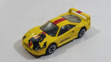 1997 Matchbox Ferrari F40 Lemon Yellow Die Cast Toy Dream Car Vehicle