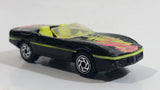 1994 Matchbox 1987 Corvette Convertible Black Die Cast Toy Car Vehicle