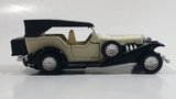 SS Sunnyside Superior No. 4071 Oltimer Roadster Cream white and Black Pullback Friction Motorized Die Cast Toy Car Vehicle with Opening Doors