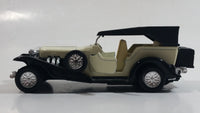 SS Sunnyside Superior No. 4071 Oltimer Roadster Cream white and Black Pullback Friction Motorized Die Cast Toy Car Vehicle with Opening Doors