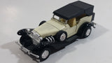 SS Sunnyside Superior No. 4071 Oltimer Roadster Cream white and Black Pullback Friction Motorized Die Cast Toy Car Vehicle with Opening Doors