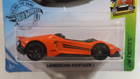 2019 Hot Wheels HW Exotics Lamborghini Aventador J Orange Die Cast Toy Car Vehicle - New in Package Sealed