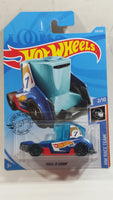 2019 Hot Wheels HW Race Team Haul-O-Gram Transparent Blue Die Cast Toy Car Vehicle - New in Package Sealed