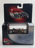 2000 100% Hot Wheels Belly Tank Lakester Black Die Cast Toy Car Vehicle in Display Case New in Package