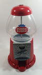 Dubble Bubble Gumball Candy Dispenser Machine Coin Bank Metal with Plastic Globe 11" Tall