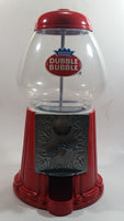 Dubble Bubble Gumball Candy Dispenser Machine Coin Bank Metal with Plastic Globe 11" Tall