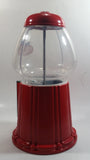 Dubble Bubble Gumball Candy Dispenser Machine Coin Bank Metal with Plastic Globe 11" Tall