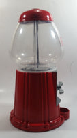 Dubble Bubble Gumball Candy Dispenser Machine Coin Bank Metal with Plastic Globe 11" Tall