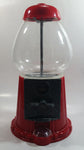 Continental Gumball Candy Dispenser Machine Coin Bank Metal with Glass Globe 11" Tall