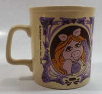 Vintage Kiln Craft Tableware 1978 Henson Assoc The Muppets Miss Piggy Character Ceramic Coffee Mug (Has a crack)