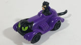 1991 DC Comics Cat Woman in Purple Plastic Toy Car Vehicle McDonald's Happy Meal