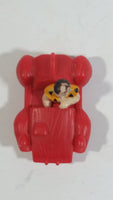 Vintage U.C.S. & Amblin The Flintstones Fred Flintstone in Red Plastic Toy Car Vehicle